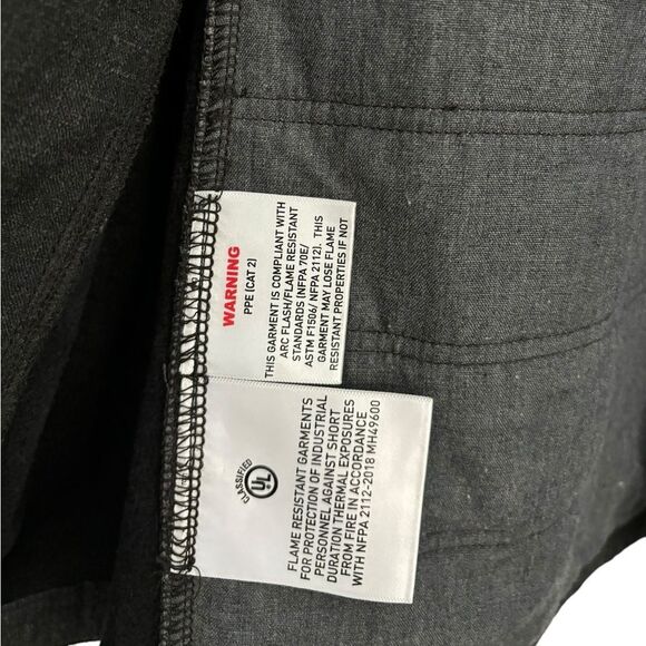 Ariat FR Cloud 9 Insulated Jacket Gray Black Zip XL NWOT 6 0451 - Picture 9 of 14